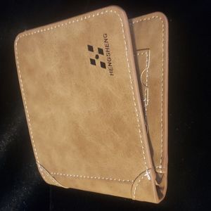 Men suede wallet